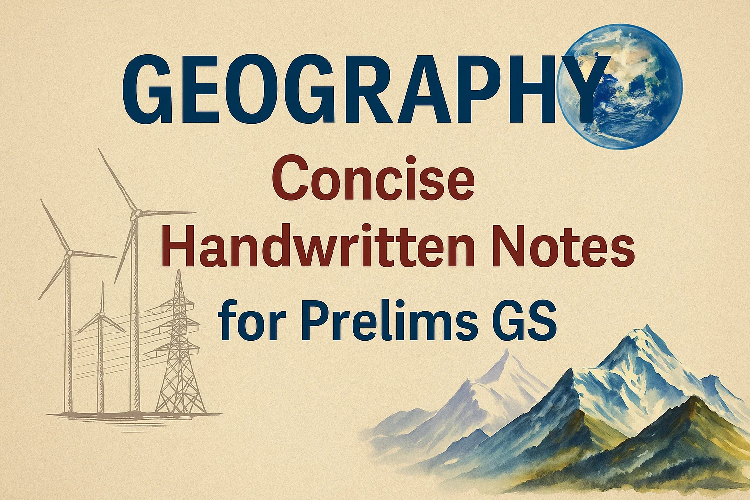 Geography Notes for Prelims